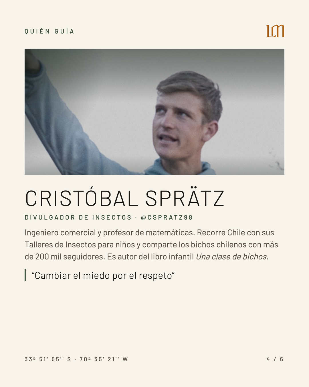 BICHOS EN LA MONTAÑA CON CRISTOBAL SPRATZ